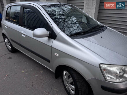 Серый Хендай Гетц, объемом двигателя 1.34 л и пробегом 215 тыс. км за 3650 $, фото 1 на Automoto.ua