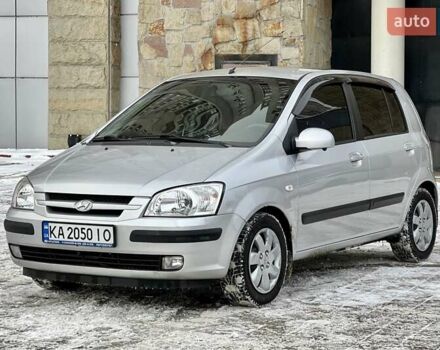 Серый Хендай Гетц, объемом двигателя 1.3 л и пробегом 142 тыс. км за 5750 $, фото 1 на Automoto.ua