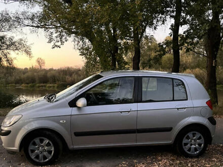 Серый Хендай Гетц, объемом двигателя 1.4 л и пробегом 163 тыс. км за 4200 $, фото 1 на Automoto.ua