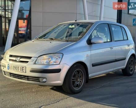 Серый Хендай Гетц, объемом двигателя 1.4 л и пробегом 169 тыс. км за 4750 $, фото 1 на Automoto.ua