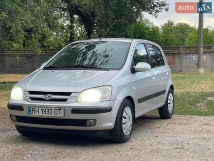 Сірий Хендай Гетц, об'ємом двигуна 1.4 л та пробігом 150 тис. км за 5750 $, фото 1 на Automoto.ua