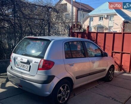 Серый Хендай Гетц, объемом двигателя 1.4 л и пробегом 190 тыс. км за 4200 $, фото 1 на Automoto.ua