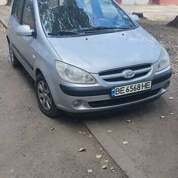 Серый Хендай Гетц, объемом двигателя 1.6 л и пробегом 219 тыс. км за 5300 $, фото 1 на Automoto.ua