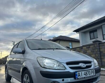 Серый Хендай Гетц, объемом двигателя 1.4 л и пробегом 190 тыс. км за 5500 $, фото 1 на Automoto.ua