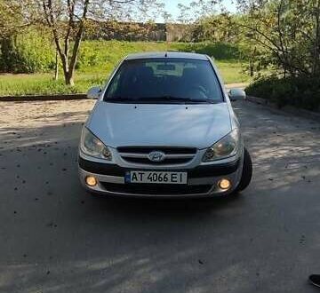 Серый Хендай Гетц, объемом двигателя 1.4 л и пробегом 227 тыс. км за 4400 $, фото 1 на Automoto.ua