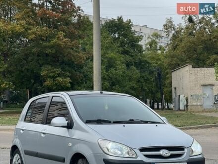 Серый Хендай Гетц, объемом двигателя 1.4 л и пробегом 239 тыс. км за 5500 $, фото 1 на Automoto.ua