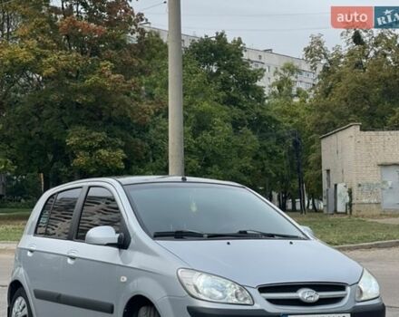 Серый Хендай Гетц, объемом двигателя 1.4 л и пробегом 239 тыс. км за 5500 $, фото 1 на Automoto.ua