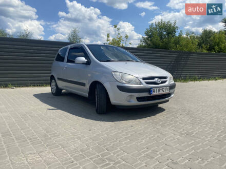 Серый Хендай Гетц, объемом двигателя 1.1 л и пробегом 173 тыс. км за 3500 $, фото 1 на Automoto.ua