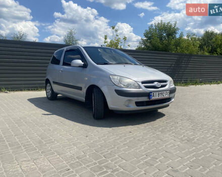 Серый Хендай Гетц, объемом двигателя 1.1 л и пробегом 173 тыс. км за 3500 $, фото 1 на Automoto.ua