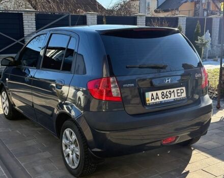 Серый Хендай Гетц, объемом двигателя 1.4 л и пробегом 100 тыс. км за 4600 $, фото 1 на Automoto.ua