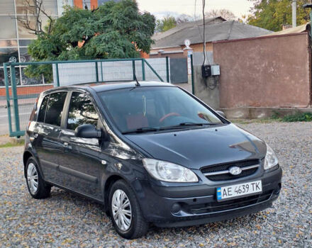 Серый Хендай Гетц, объемом двигателя 1.4 л и пробегом 190 тыс. км за 5500 $, фото 1 на Automoto.ua