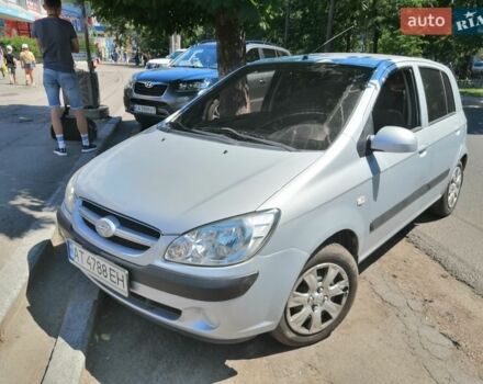 Серый Хендай Гетц, объемом двигателя 1.09 л и пробегом 200 тыс. км за 4000 $, фото 1 на Automoto.ua