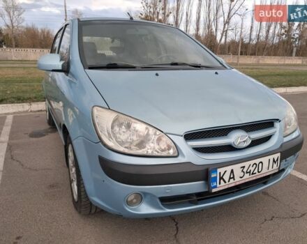 Серый Хендай Гетц, объемом двигателя 1.4 л и пробегом 271 тыс. км за 3100 $, фото 1 на Automoto.ua