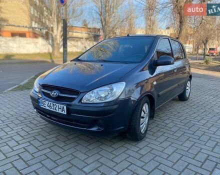 Серый Хендай Гетц, объемом двигателя 1.4 л и пробегом 186 тыс. км за 4200 $, фото 1 на Automoto.ua