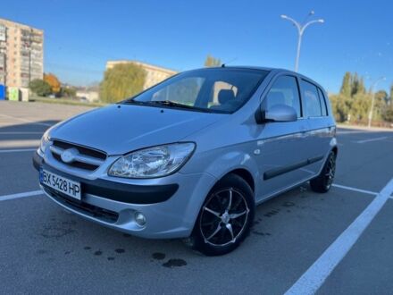 Серый Хендай Гетц, объемом двигателя 1.4 л и пробегом 188 тыс. км за 4900 $, фото 1 на Automoto.ua