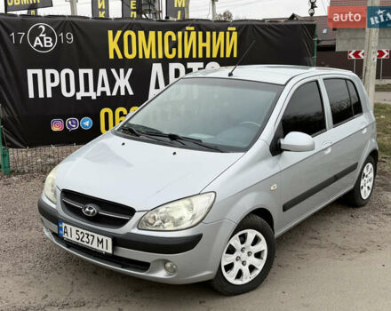 Серый Хендай Гетц, объемом двигателя 1.4 л и пробегом 211 тыс. км за 3500 $, фото 1 на Automoto.ua