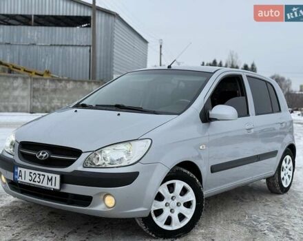 Сірий Хендай Гетц, об'ємом двигуна 1.4 л та пробігом 210 тис. км за 3950 $, фото 1 на Automoto.ua