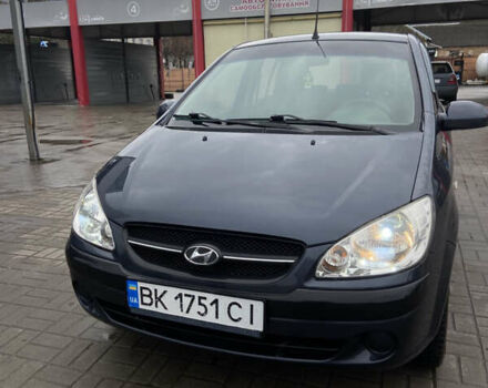 Серый Хендай Гетц, объемом двигателя 1.49 л и пробегом 260 тыс. км за 4450 $, фото 1 на Automoto.ua