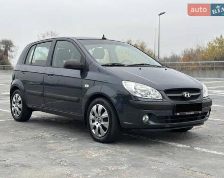 Серый Хендай Гетц, объемом двигателя 1.4 л и пробегом 137 тыс. км за 7299 $, фото 1 на Automoto.ua