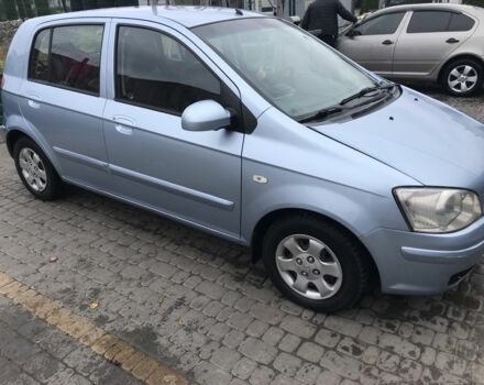 Синий Хендай Гетц, объемом двигателя 1.1 л и пробегом 300 тыс. км за 3500 $, фото 4 на Automoto.ua