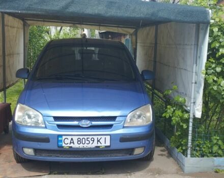 Синий Хендай Гетц, объемом двигателя 1.3 л и пробегом 267 тыс. км за 4000 $, фото 3 на Automoto.ua
