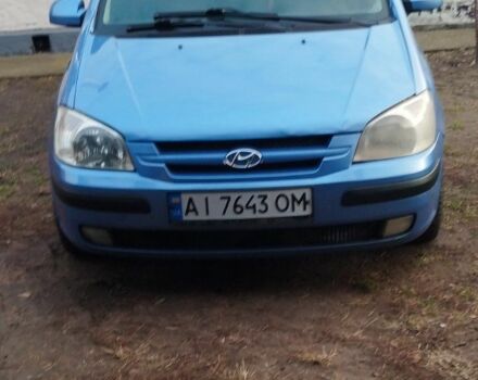 Синий Хендай Гетц, объемом двигателя 1.3 л и пробегом 267 тыс. км за 4000 $, фото 1 на Automoto.ua