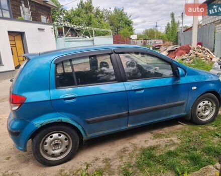 Синий Хендай Гетц, объемом двигателя 1.34 л и пробегом 204 тыс. км за 3500 $, фото 3 на Automoto.ua