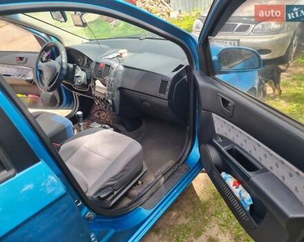 Синий Хендай Гетц, объемом двигателя 1.34 л и пробегом 204 тыс. км за 3500 $, фото 9 на Automoto.ua