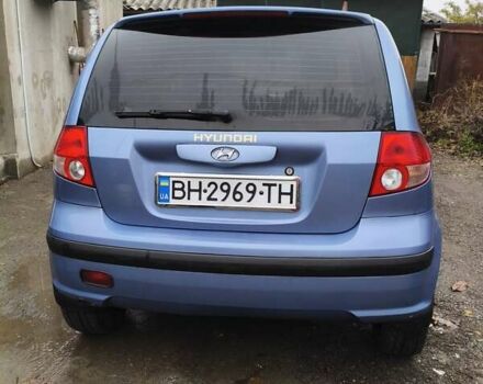 Синий Хендай Гетц, объемом двигателя 1.3 л и пробегом 317 тыс. км за 3800 $, фото 3 на Automoto.ua