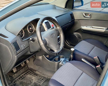 Синий Хендай Гетц, объемом двигателя 1.4 л и пробегом 93 тыс. км за 4450 $, фото 20 на Automoto.ua