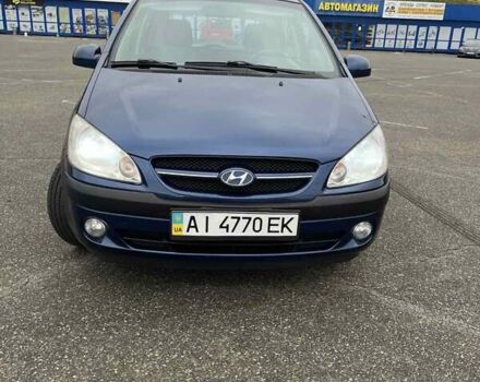 Синий Хендай Гетц, объемом двигателя 1.6 л и пробегом 175 тыс. км за 6000 $, фото 1 на Automoto.ua
