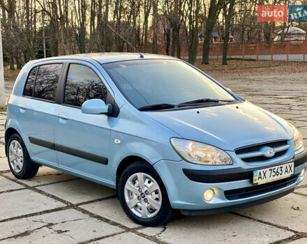 Синий Хендай Гетц, объемом двигателя 1.4 л и пробегом 93 тыс. км за 4500 $, фото 1 на Automoto.ua