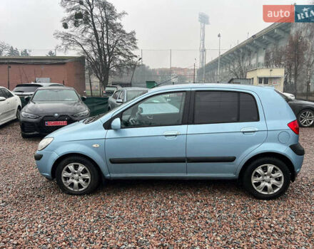 Синий Хендай Гетц, объемом двигателя 1.6 л и пробегом 161 тыс. км за 5499 $, фото 3 на Automoto.ua
