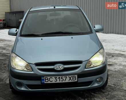 Синий Хендай Гетц, объемом двигателя 1.4 л и пробегом 230 тыс. км за 5300 $, фото 1 на Automoto.ua