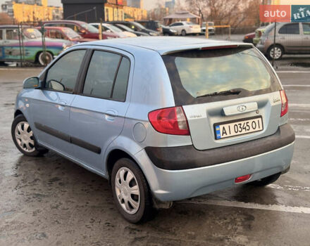 Синий Хендай Гетц, объемом двигателя 1.4 л и пробегом 200 тыс. км за 4500 $, фото 4 на Automoto.ua
