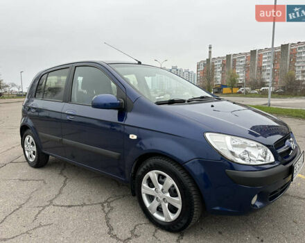 Синий Хендай Гетц, объемом двигателя 1.4 л и пробегом 133 тыс. км за 5500 $, фото 2 на Automoto.ua