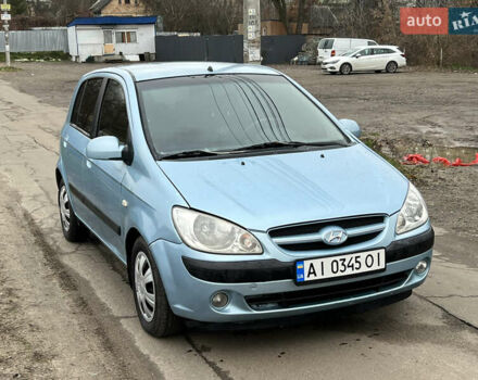 Синий Хендай Гетц, объемом двигателя 1.4 л и пробегом 217 тыс. км за 4400 $, фото 2 на Automoto.ua