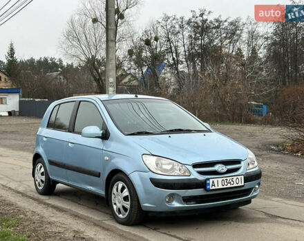 Синий Хендай Гетц, объемом двигателя 1.4 л и пробегом 217 тыс. км за 4400 $, фото 6 на Automoto.ua