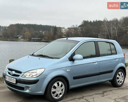 Синий Хендай Гетц, объемом двигателя 1.4 л и пробегом 217 тыс. км за 4400 $, фото 1 на Automoto.ua