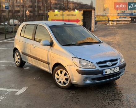 Синий Хендай Гетц, объемом двигателя 1.4 л и пробегом 200 тыс. км за 4500 $, фото 1 на Automoto.ua
