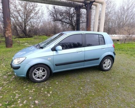 Синий Хендай Гетц, объемом двигателя 1.4 л и пробегом 210 тыс. км за 4500 $, фото 1 на Automoto.ua