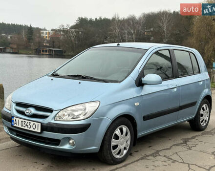 Синий Хендай Гетц, объемом двигателя 1.4 л и пробегом 217 тыс. км за 4400 $, фото 4 на Automoto.ua