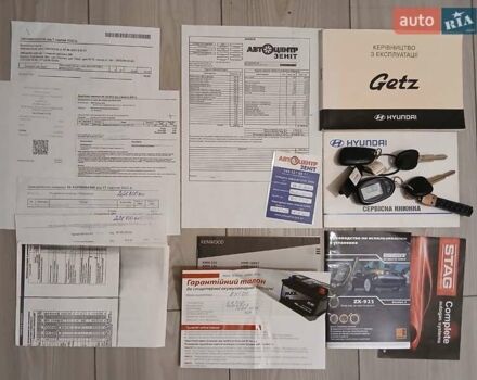 Синий Хендай Гетц, объемом двигателя 1.4 л и пробегом 236 тыс. км за 4600 $, фото 46 на Automoto.ua