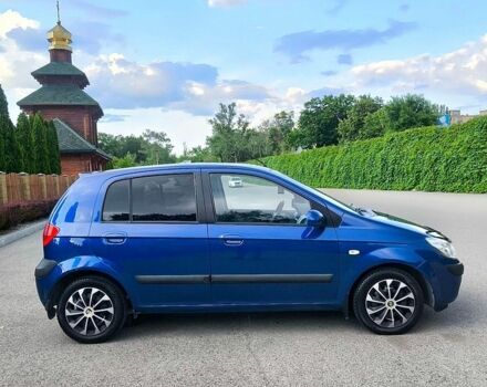 Синий Хендай Гетц, объемом двигателя 1.4 л и пробегом 163 тыс. км за 3550 $, фото 3 на Automoto.ua