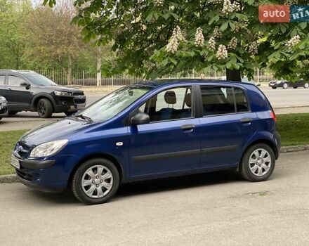 Синий Хендай Гетц, объемом двигателя 1.1 л и пробегом 169 тыс. км за 4850 $, фото 1 на Automoto.ua