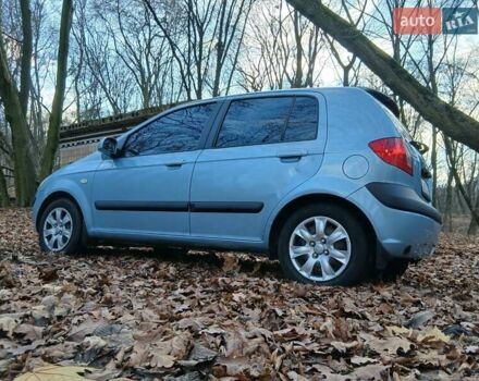 Синий Хендай Гетц, объемом двигателя 1.4 л и пробегом 236 тыс. км за 4600 $, фото 19 на Automoto.ua