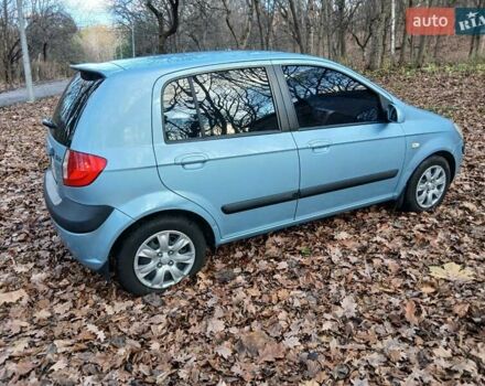 Синий Хендай Гетц, объемом двигателя 1.4 л и пробегом 236 тыс. км за 4600 $, фото 12 на Automoto.ua