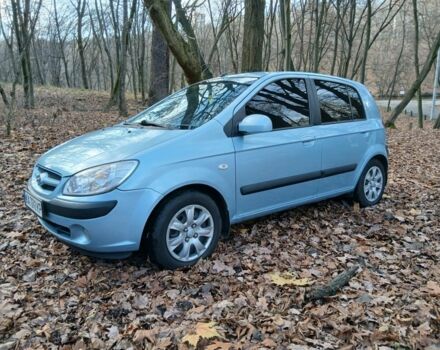 Синий Хендай Гетц, объемом двигателя 1.4 л и пробегом 236 тыс. км за 4600 $, фото 1 на Automoto.ua