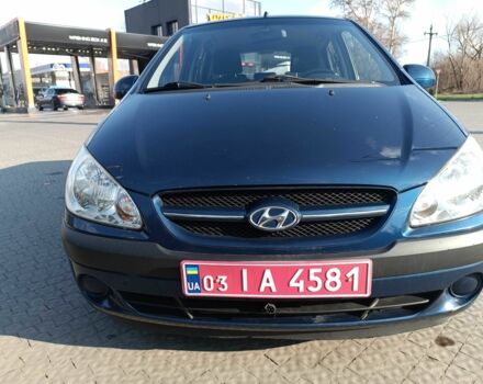 Синий Хендай Гетц, объемом двигателя 1.4 л и пробегом 230 тыс. км за 5500 $, фото 1 на Automoto.ua