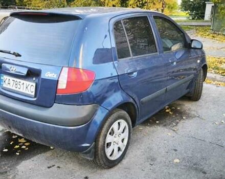 Синий Хендай Гетц, объемом двигателя 1.4 л и пробегом 211 тыс. км за 3750 $, фото 4 на Automoto.ua